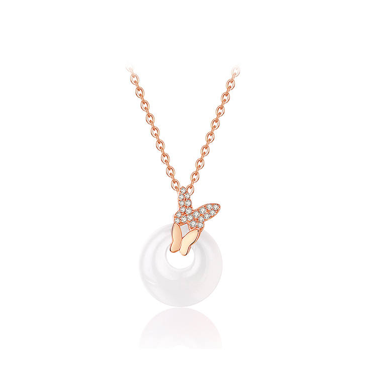 Gongzhu Chalcedony 925 Sterling Silver Women's