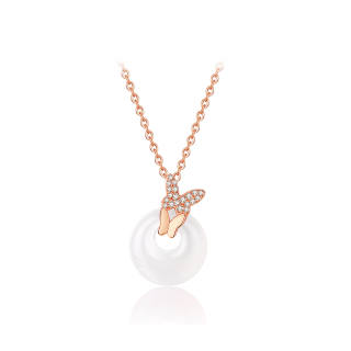 Gongzhu Chalcedony 925 Sterling Silver Women's