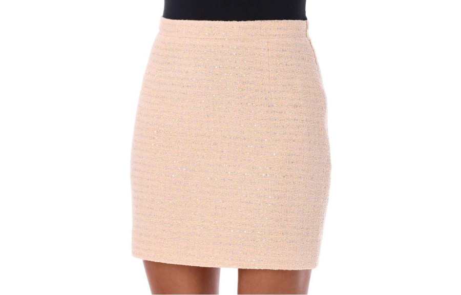 Alessandra Rich Embellished Tweed Mini Skirt