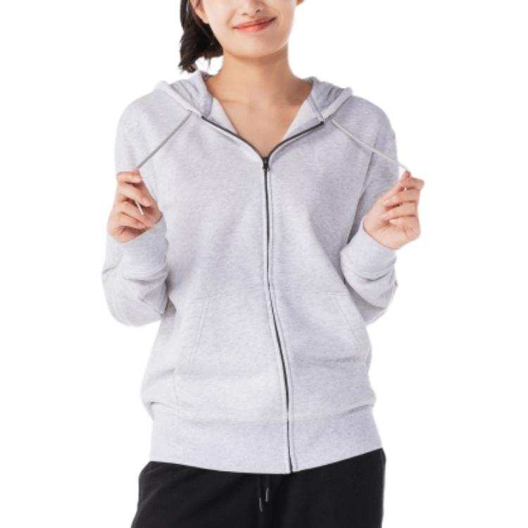DECATHLON Jackets Women's Gray Hooded Thickened Other