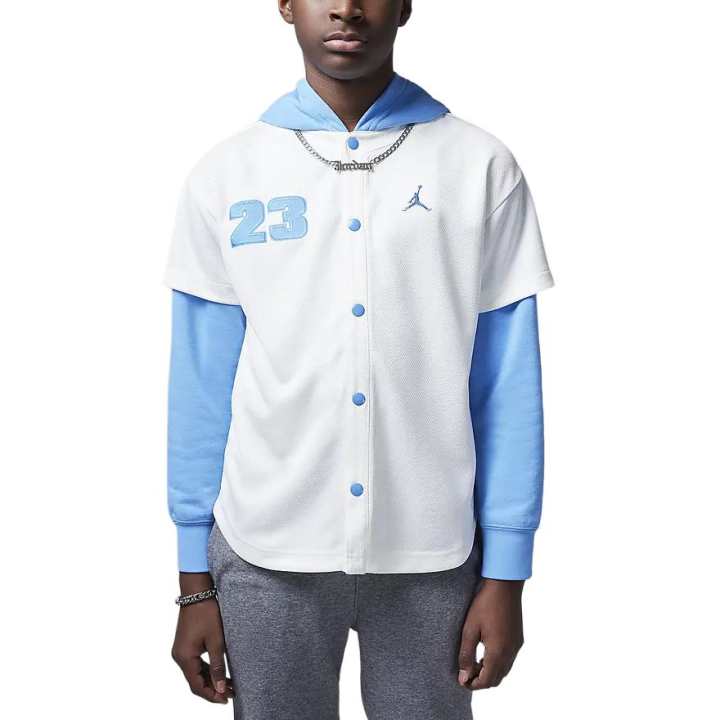 Jordan Jordan Jackets & Coats Jumpman Sail White Teenagers