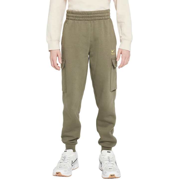 Nike Nike Full Length Pants Sportswear Medium Olive Teenagers