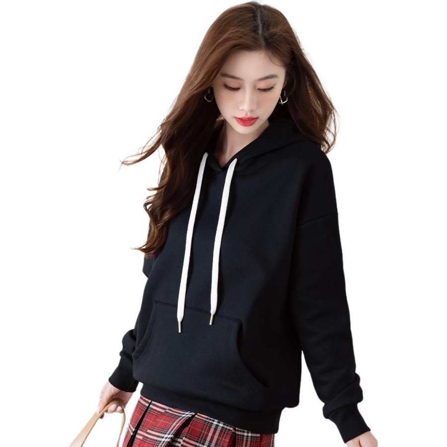 BALENO Sweatshirts Women's Hooded Thickened Regular