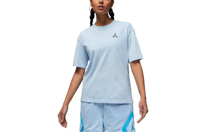 Jordan Jordan ESSENTIALS Drop Shoulder Sleeve T Shirt Women's Ice Blue