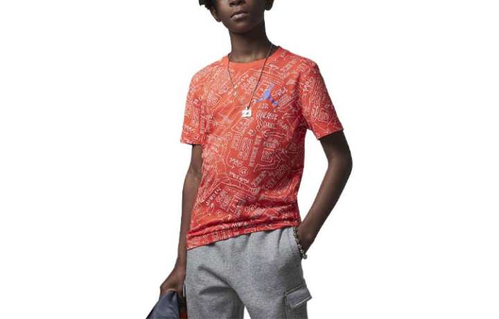 Jordan Jordan Kids T Shirts Crew Neck Moderate