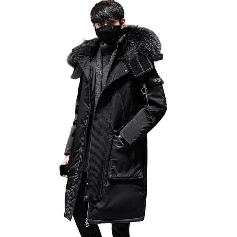 JEEP SPIRIT Down Jackets Men's Detachable Hood Thickened Down Coat