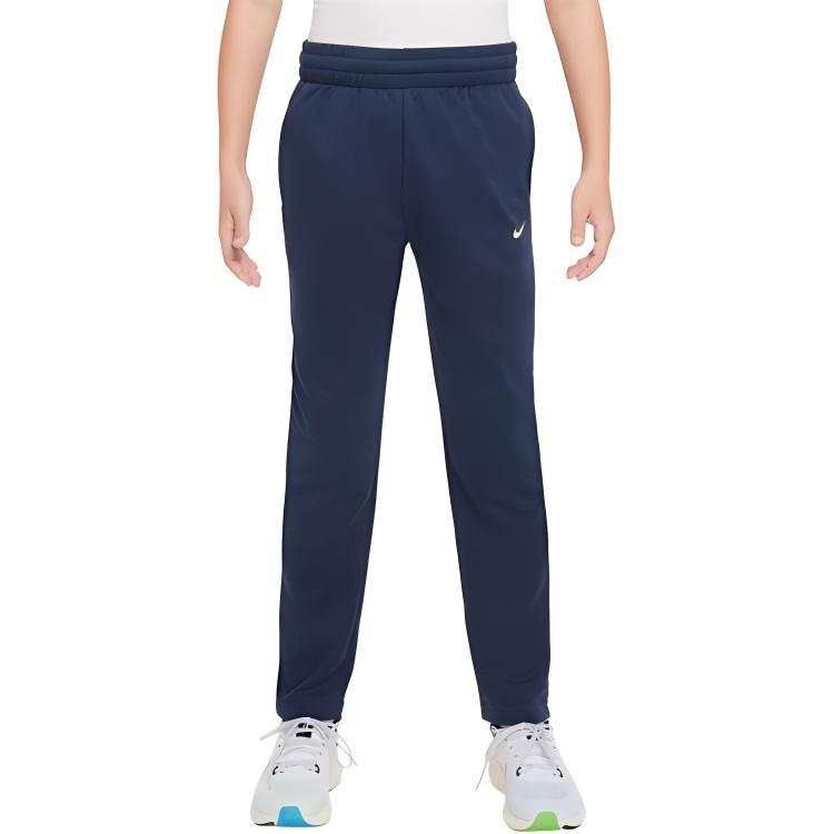 Nike Nike Knitted Sweatpants Nike Clothing Kids' Apparel Therma FIT Pants Marine Blue Kids'