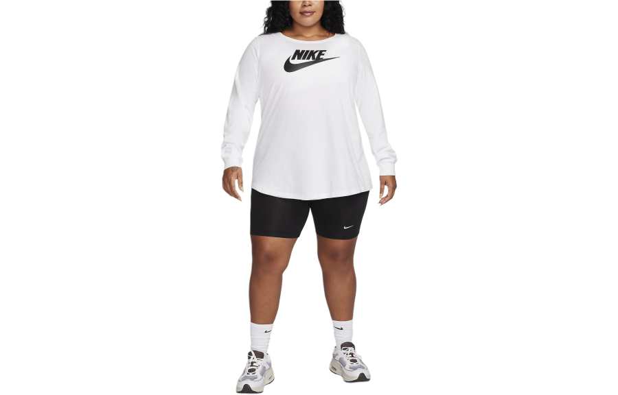 Nike Nike Sportswear Club Women's Long Sleeve T Shirt Plus Size