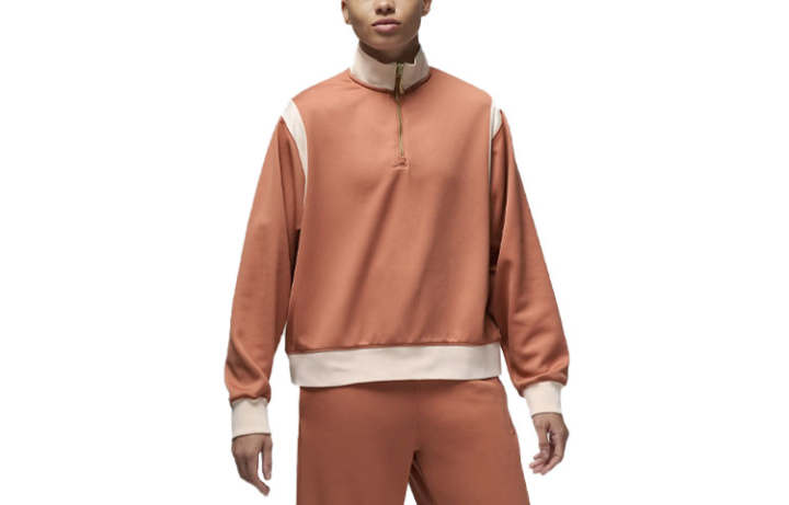 Jordan Jordan Sweatshirts Women's Orange Stand Collar Moderate Other