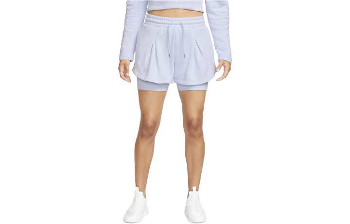 Nike Nike Sports Shorts Women's Purple Oxygen Moderate Knitted Shorts