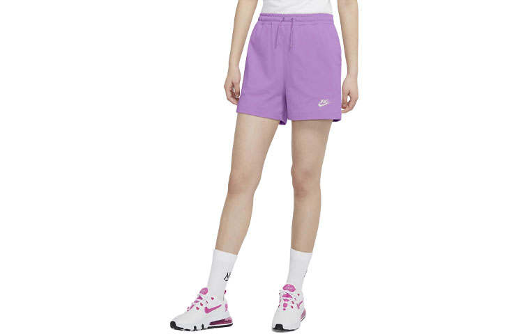 Nike Nike Sports Shorts Women's Violet Moderate Knitted Shorts