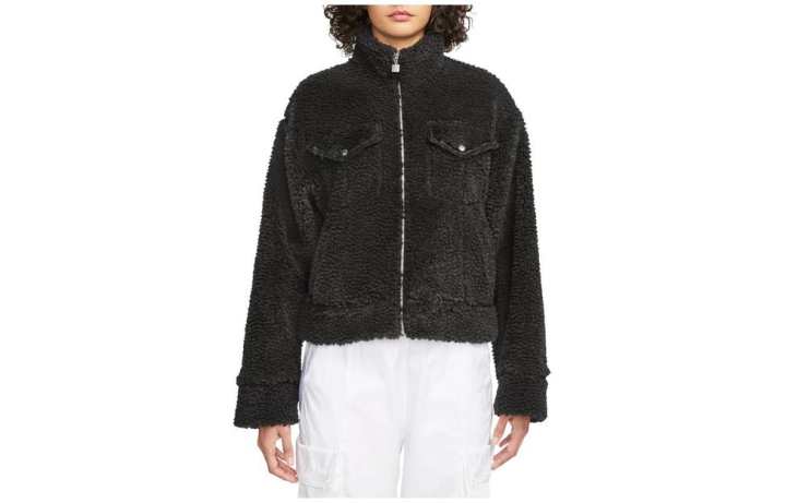 Jordan Jordan Jackets Women's Black Turtleneck Moderate Workwear