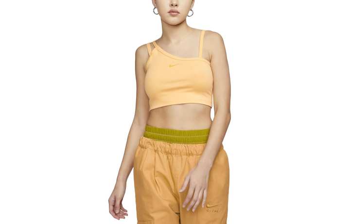 Nike Nike Sleeveless Sports Shirts Women's Gold Other