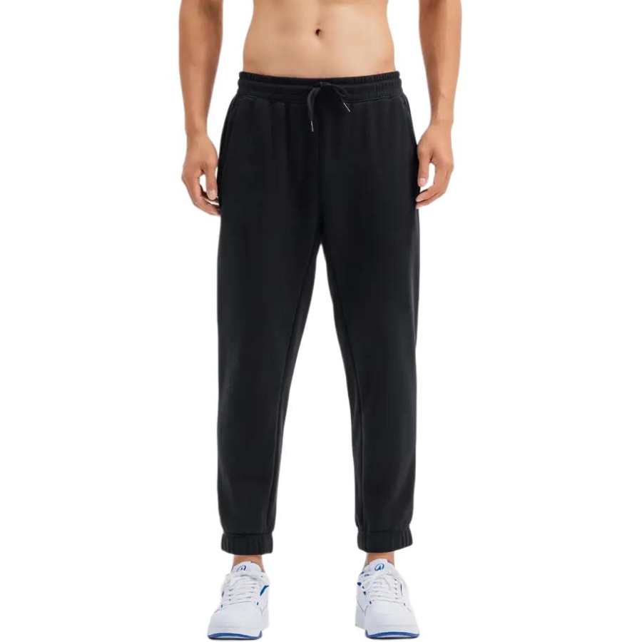 DECATHLON DOMYOS Fleece Pants Men's Black