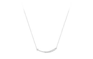 WANLIACC 925 Sterling Silver With Zircon Alloy Necklaces Women's