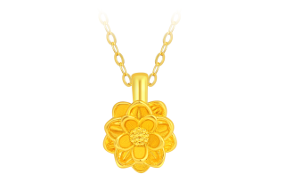 ZHOUBAIFU Gold Necklace Women's