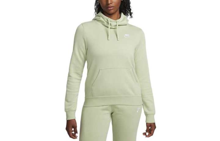 Nike Nike Sweatshirts Women's Light Green Hooded Moderate Regular