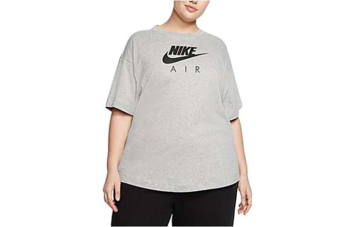 Nike Nike T Shirts Women's Gray Crew Neck Moderate Other