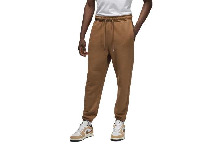 Jordan Jordan Knitted Sweatpants Men's Brown Moderate Cuffed Pants