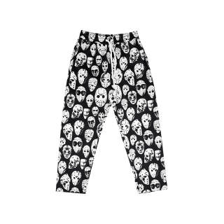 Slamble Casual Pants Unisex Moderate Straight Fit Pants