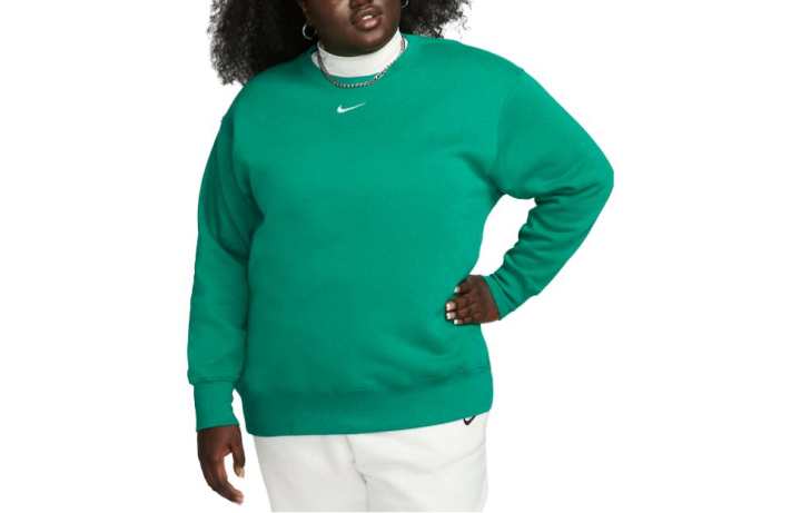 Nike Nike Sweatshirts Women's Green Crew Neck Moderate Other