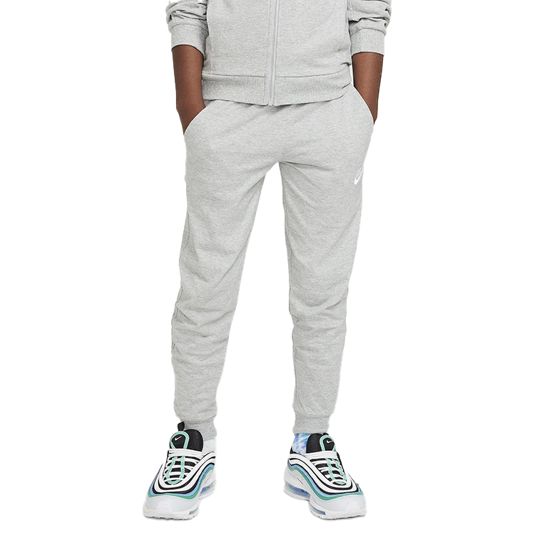 Nike Nike Knitted Sweatpants Sportswear Club Dark Gray/White Teenagers