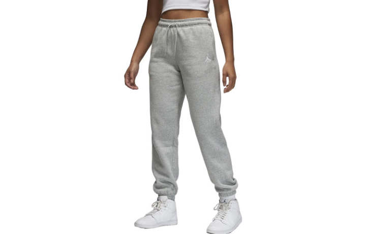 Jordan Jordan Brooklyn Knitted Sweatpants Women's Dark Gray Moderate Cuffed Pants
