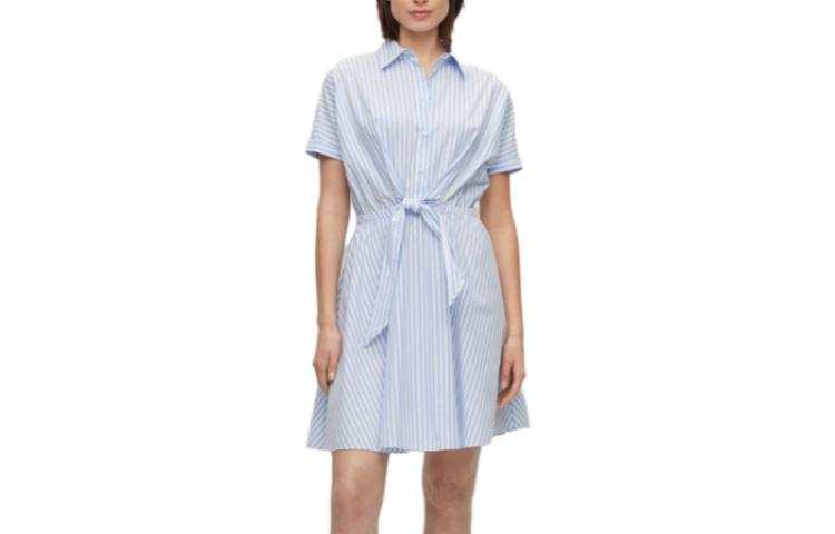 HUGO BOSS Short Sleeved Dress Women's Light Blue