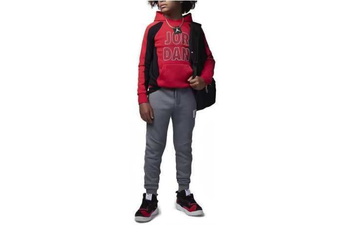 Jordan Jordan Sweatshirt Black Red Kids'