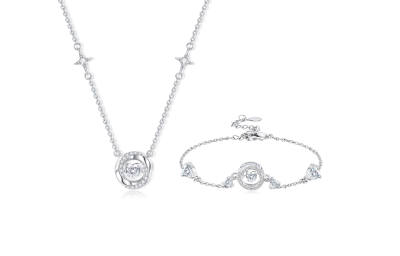 MISS TOOYA Zircon Alloy Necklaces Women's