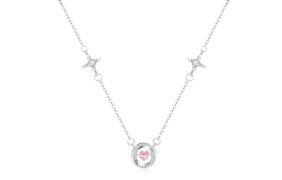 ERROR ERROR Synthetic Cubic Zirconia Alloy Necklaces Women's