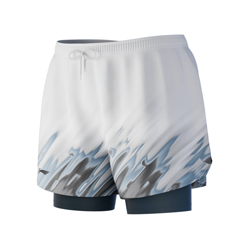 Li-Ning Li Ning Swimming Shorts Men's White Blue