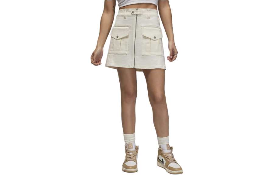 Jordan Jordan SS24 Casual Short Skirts Women's Sail White