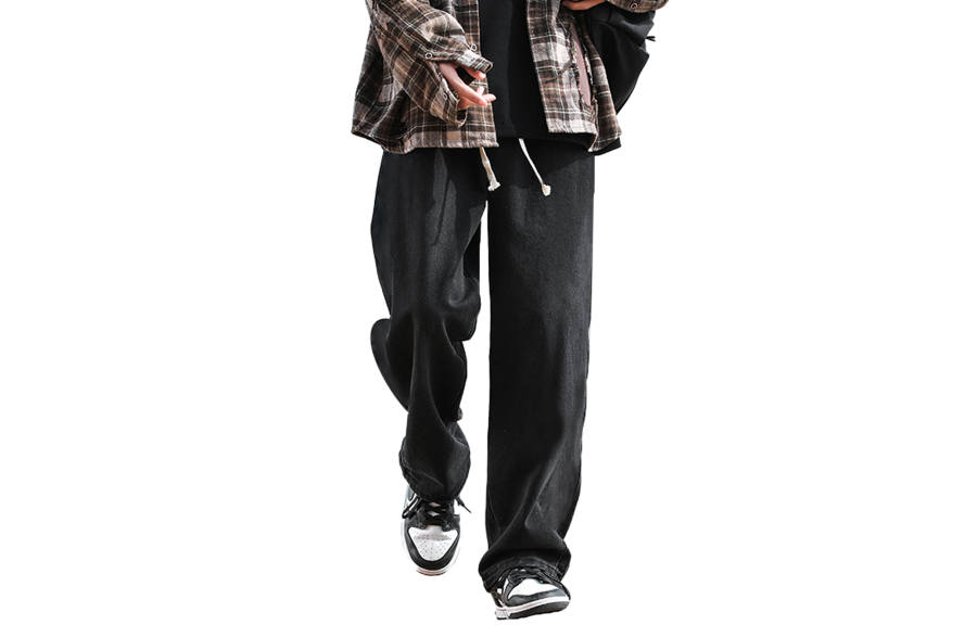 TONYKRZ Jeans Unisex Moderate Straight Fit Pants