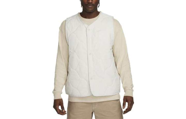 Nike Nike Vests Men's White Crew Neck Moderate Other