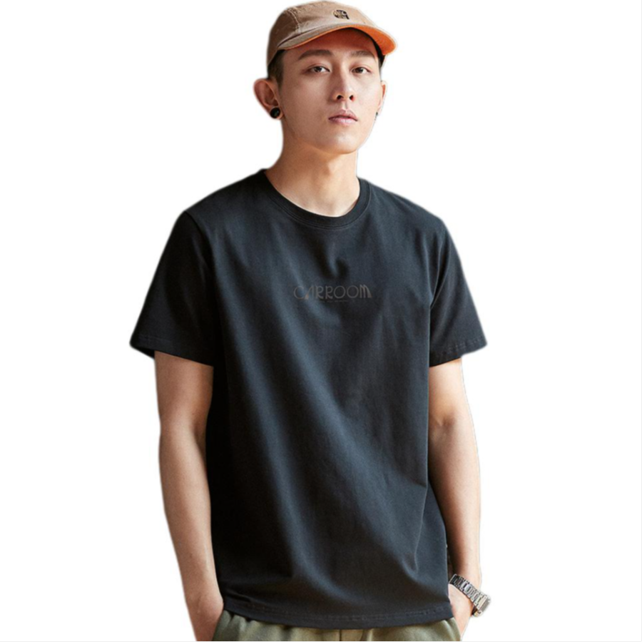 Tonlion T Shirts Men's Crew Neck Moderate Straight Fit