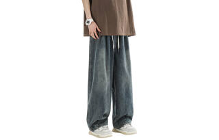 OPOX Jeans Unisex Moderate Straight Fit Pants