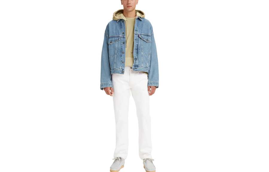 Levis Levis Jeans Men's White Moderate Straight Fit Pants