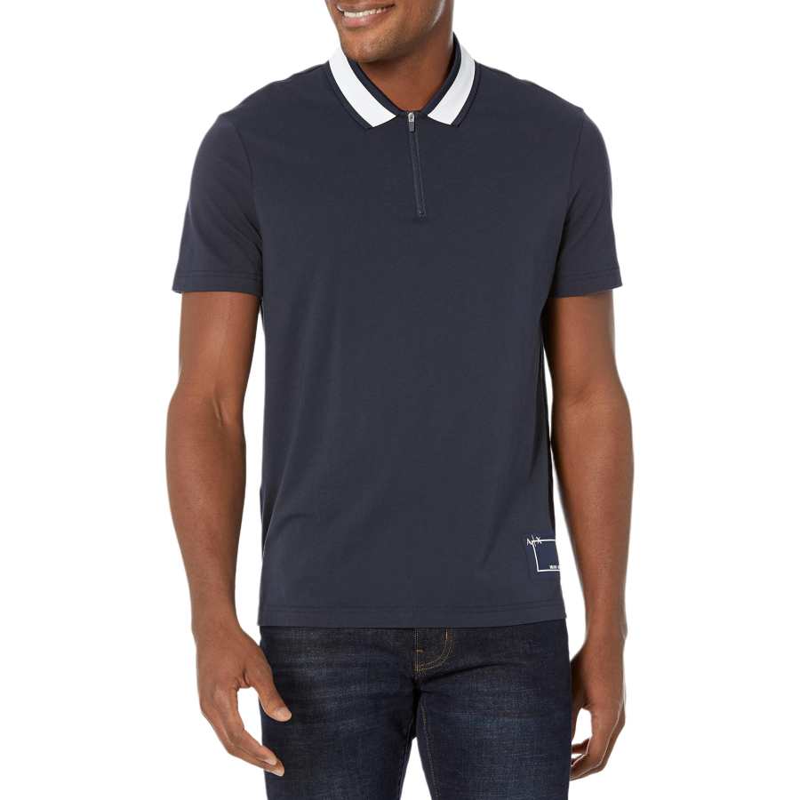 ARMANI EXCHANGE ARMANI EXCHANGEAE SS23 Polo Shirt Men's Dark Blue