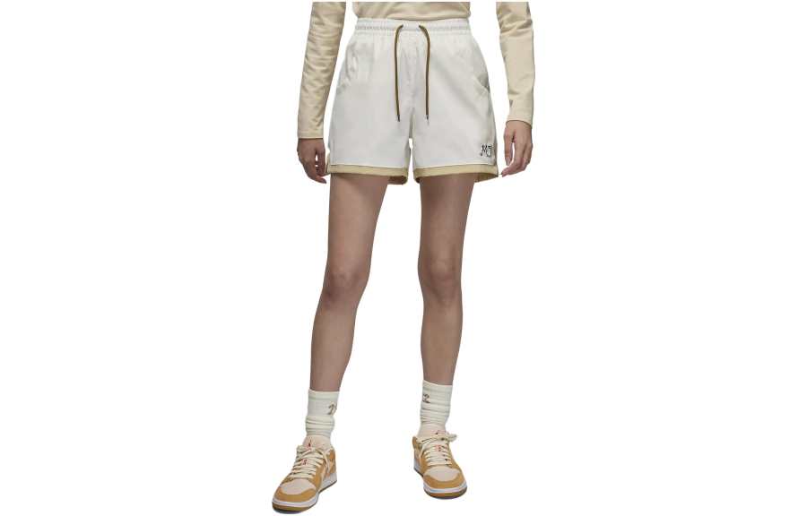 Jordan Jordan Sports Shorts Women's Ivory Moderate Knitted Shorts