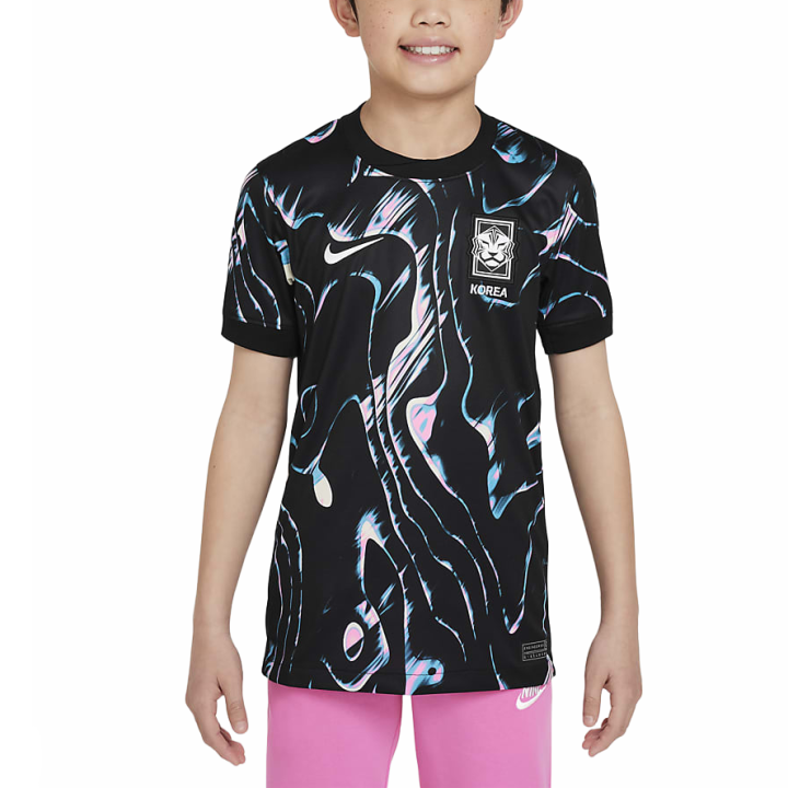 Nike Nike T Shirt Black/Pink/Glow In The Dark/Nebula/White Children Aged 3 7 Years Old