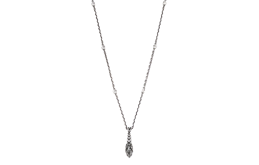 GUCCI Fashion 925 Sterling Silver Necklaces Unisex Silver