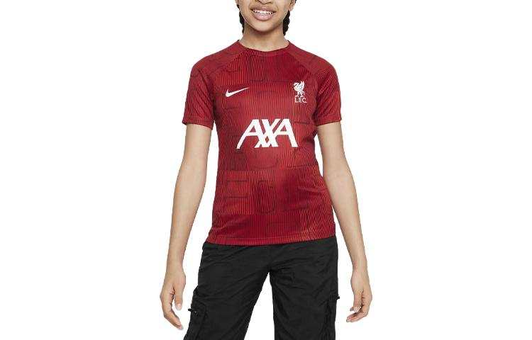 Nike Nike T Shirt Kids' Apparel Dri FIT Liverpool F.C. Academy Pro Sports Red Kids'