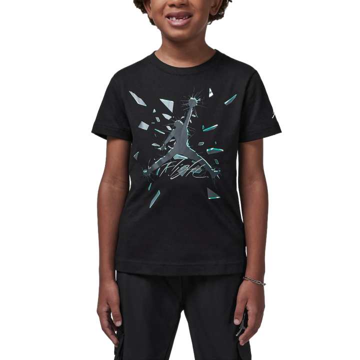 Jordan Jordan T Shirt Black Children Aged 3 7 Years Old