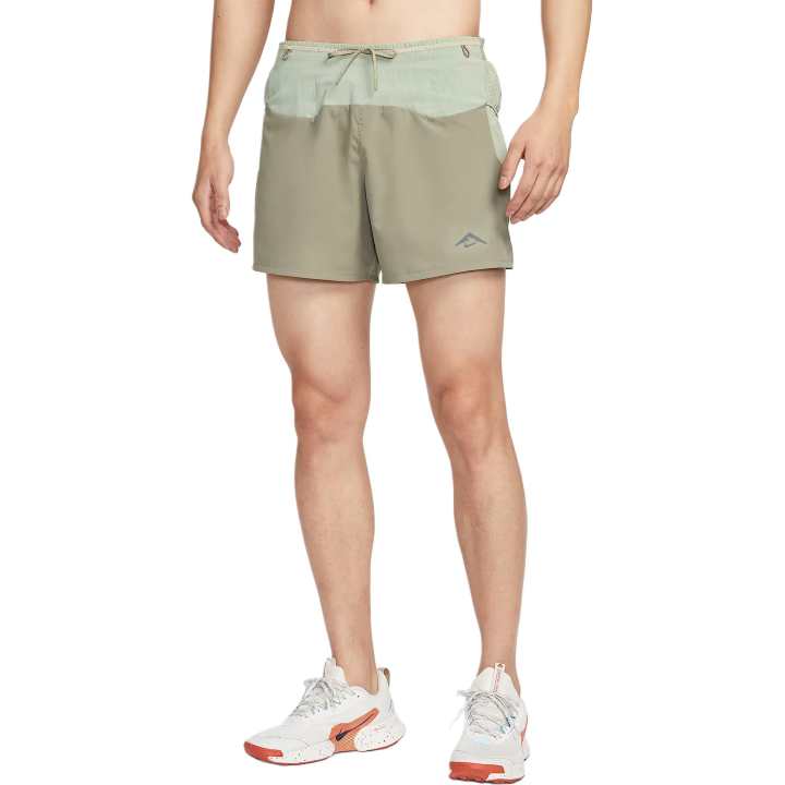 Nike Nike Dri FIT ADV Trail Second Sunrise Casual Shorts Men's Light Green Gray/Horizon Green/Desert Khaki/Black