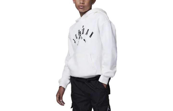 Jordan Jordan MJ Flight MVP Pullover Sweatshirt Kids' White
