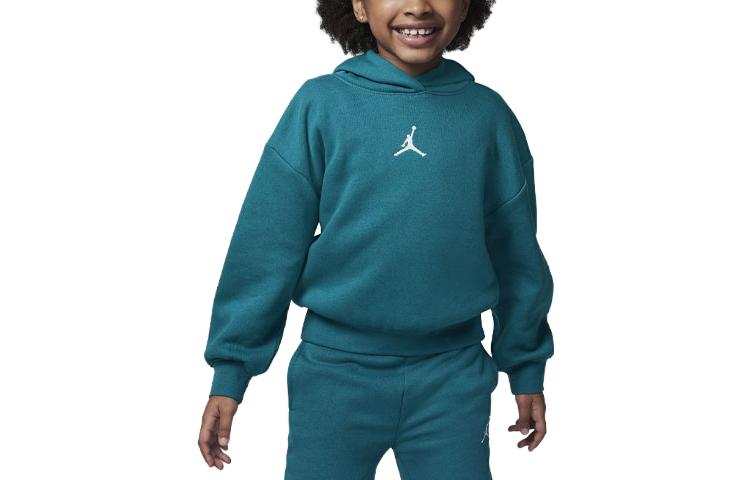 Jordan Jordan Sweatshirt Icon Play Pullover Hoodie Little Kids Hoodie $40 Dark Cyan Kids'