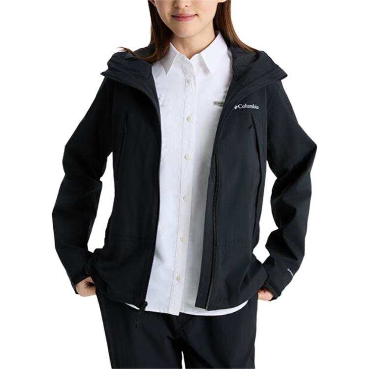 Columbia Jackets Women's Black Hooded Non Detachable Moderate Other