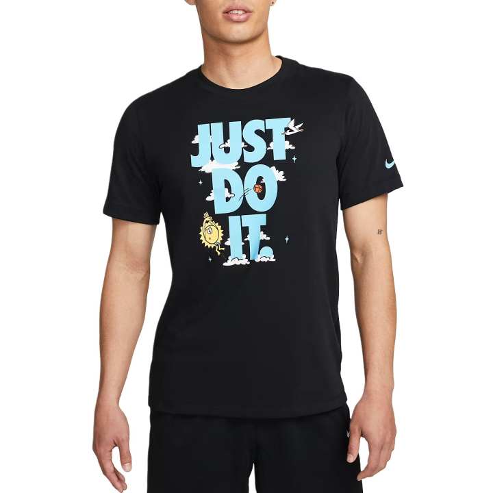 Nike Nike T Shirts Unisex Black Crew Neck