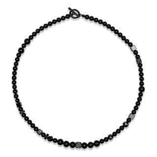Cuud Obsidian Necklaces Men's